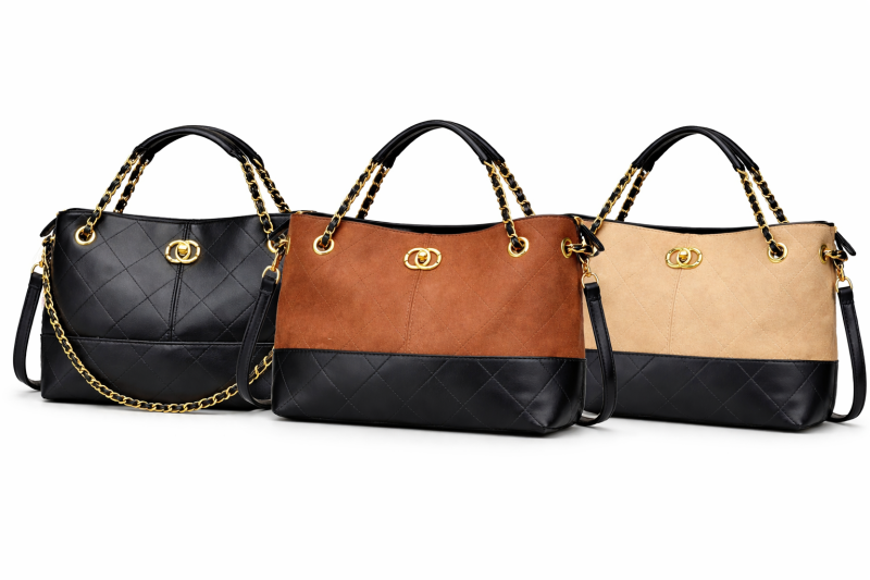 Handbags for Women Stylish - PU Leather Ladies Shoulder Purse - Daily, Office Use