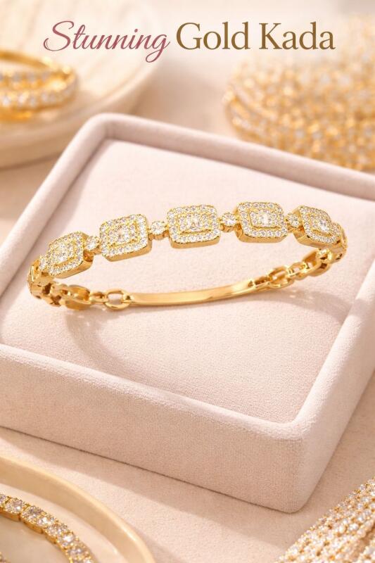 bracelet/kada for women Stylish Bangles for women Adjustable Anti Tarnish Bracelet for girls  gold Kada for Women Accessories Anti Tarnish Jewellery Stainless Steel Cuff Bracelet gifts Combo