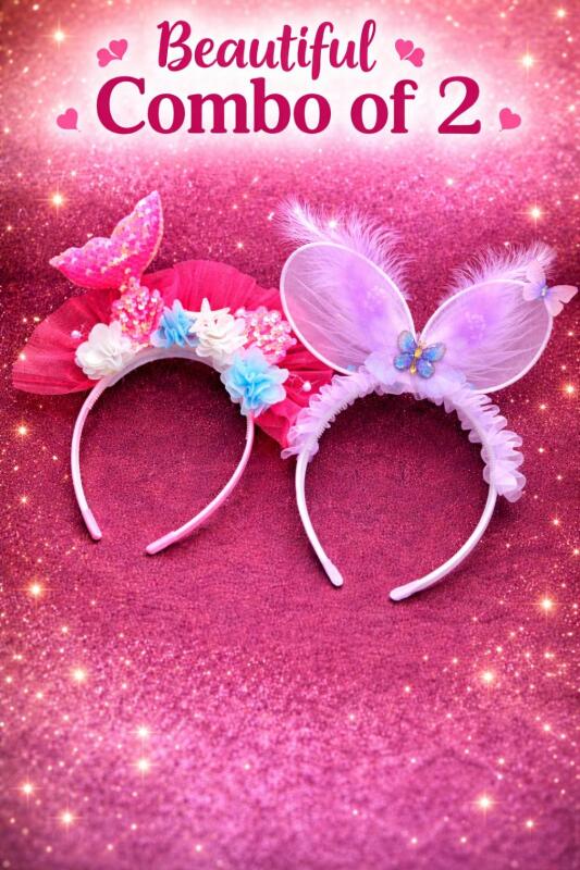 Fashion 2pcs Stylish  Wide Hair Bands Headbands Hair Accessories for Girls