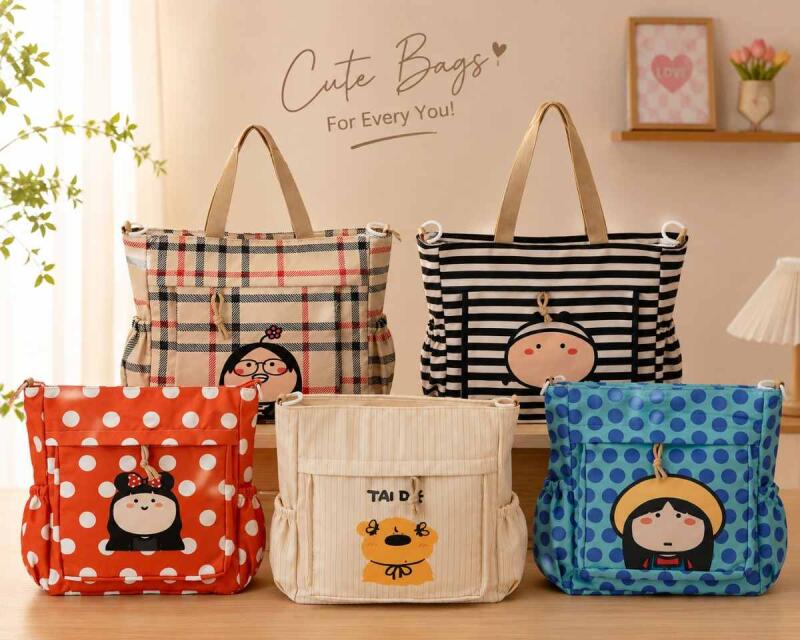 KOREAN Tote Bags, Shoulder Bag and Backpack for Womens - Handbags for Ladies - Girls for Office,Travel,Collage,and Shopping Daily Use With Adjustable Strap