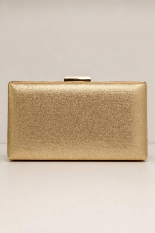 Clutch for Women, Golden Designer Handbag, Luxury Bridal Purse, Elegant Wedding Bag, Metallic Evening Box Clutch, Stylish Ladies Sling Bag