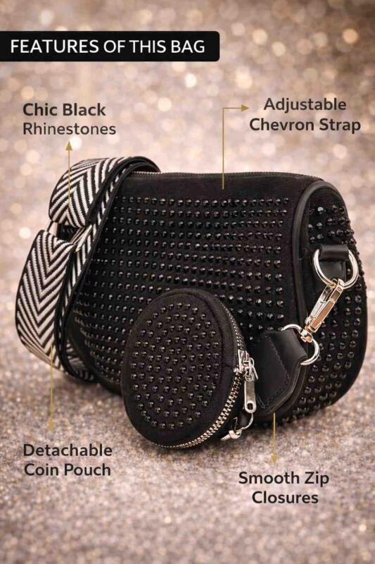 Women's Sling Bag, Multipurpose Use, Stylish and Sturdy, Zip Closure with Adjustable Straps