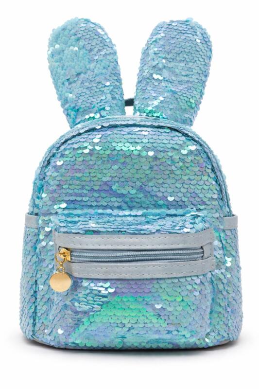 CUTE AND Elegant Girl’s Luxurious Shiny Glitter Sequins Cartoon Mini Bag Backpack Party Picnic Fancy Fashion School Bag Backpack for Girls