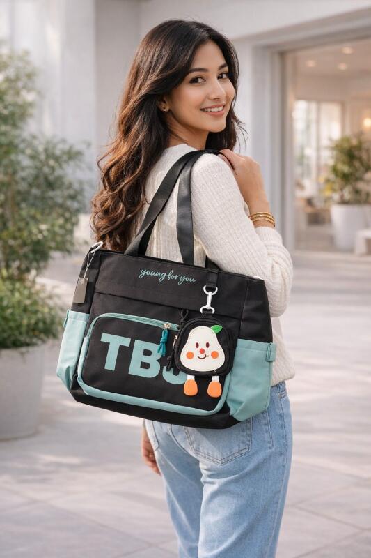 Diaper Tote Cum Backpack Maternity Bag for Moms | Stylish Lightweight Mother Bags with Zipper Closure & Adjustable Shoulder Strap |