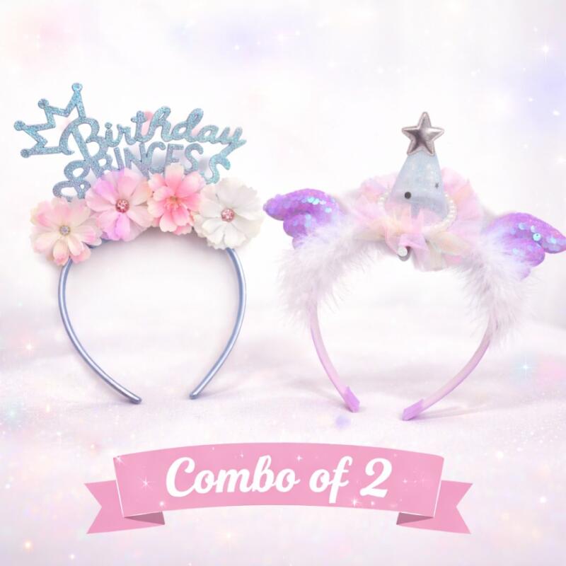 Kids Hair Accessories Cute Girls  Headbands Children Headwear Photo Props Party Hairbands