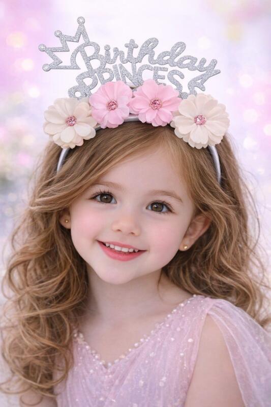 Hairband Glitter Bow Decoration Headband Kids Girls.