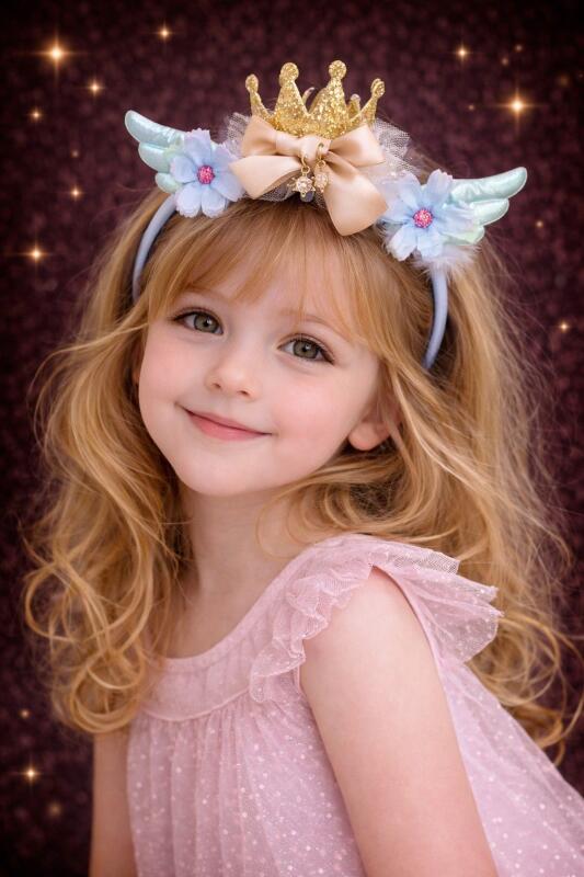 Hairband – Stylish Shiny Bow Knot Plastic Hairband with Strong Hold, Elegant Hair Accessories for Women & Girls