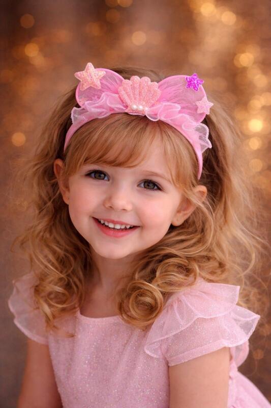 Hairbands for Girls | Cute Designs | Comfortable Hair Accessories | Kid Headbands  | 2 Pieces