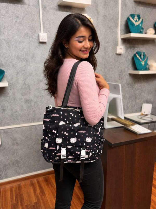 Tote Bag for Women | Zipper & Inner Pocket Shopping & College Tote | Reusable Shoulder Handbag