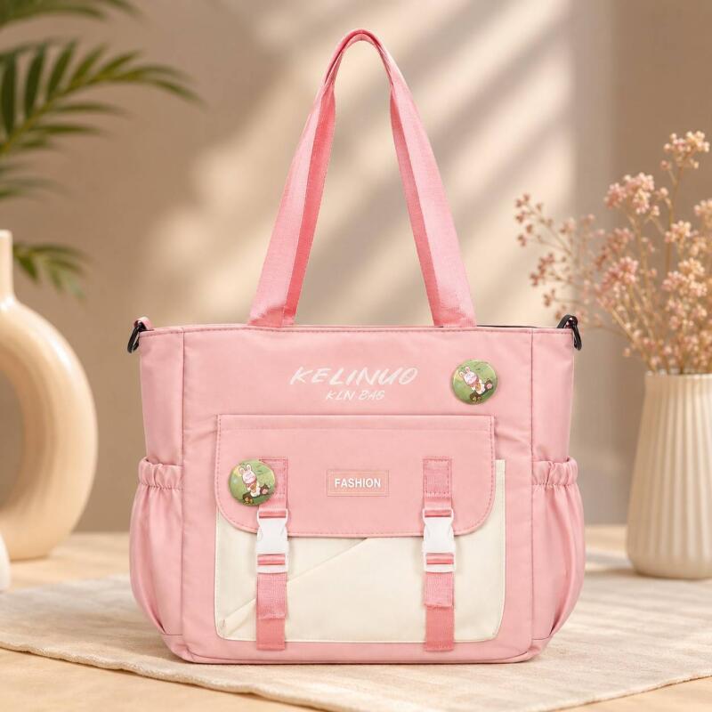 KOREAN  Shoulder Tote Bag for Work Beach Travel and Shopping Grocery NEW MOM
